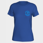 Mission Santé - petit logo bleu (T-Shirt Femme)