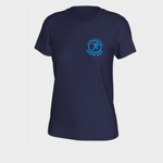 Mission Santé - petit logo bleu (T-Shirt Femme)