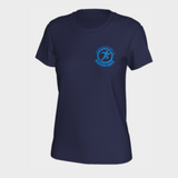 Mission Santé - petit logo bleu (T-Shirt Femme)